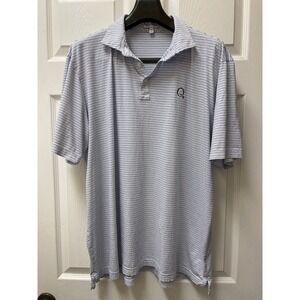 Peter Millar Men's XXL Striped Pima Cotton Striped Polo